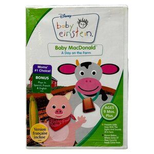 Baby Einstein NEW Old MacDonald DVD English Spanish French New Sealed